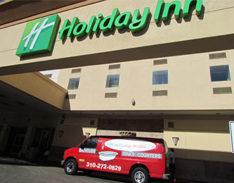 Pronto Refinish works with the Holiday Inn